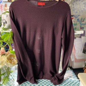 Men Burgundy Top